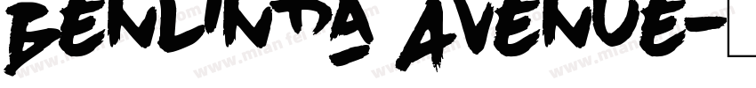 Benlinda Avenue字体转换